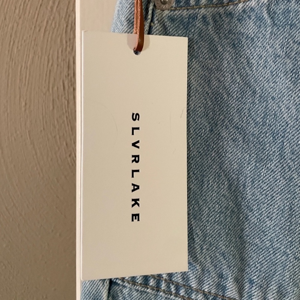 NWT SLVRLAKE Women's Patch Pocket High Waist Cotton Flare Jeans. Size 29. - Picture 8 of 8